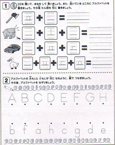 七田式　小学生プリント　英語Ⅰ